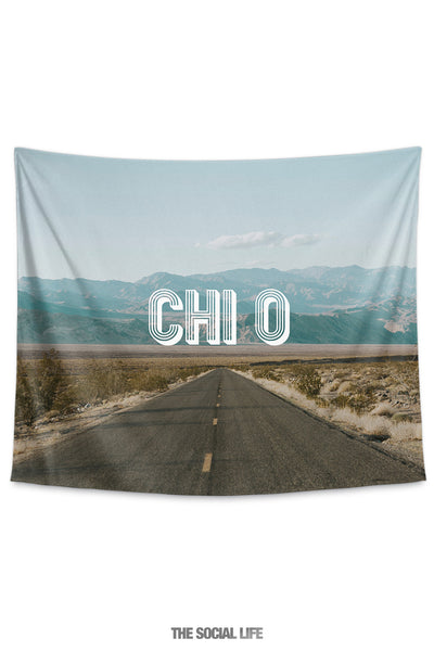 Chi Omega Roadtrip Tapestry