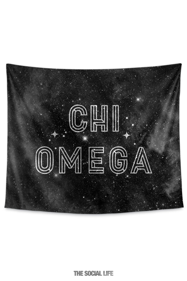Chi Omega Twinkle Tapestry