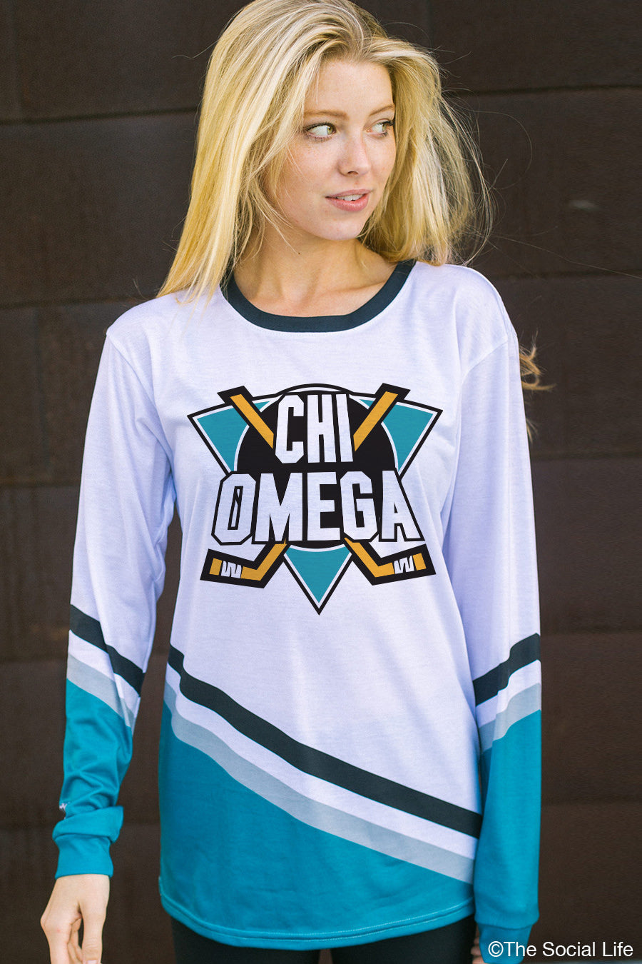 Chi Omega Mighty Hockey Long Sleeve – The Social Life