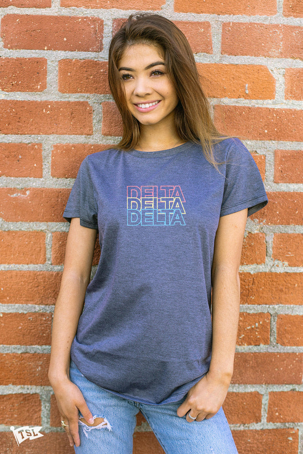 Delta Delta Delta Vision Boyfriend Tee