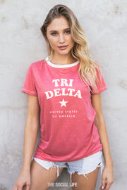 Delta Delta Delta All-Star Boyfriend Tee