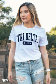 Delta Delta Delta Alum Track Tee