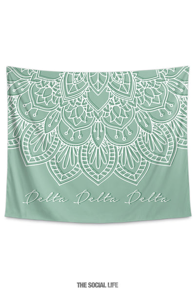 Delta Delta Delta Boho Tapestry
