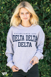 Delta Delta Delta Collegiate Crewneck