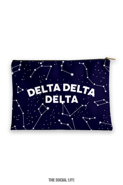 Delta Delta Delta Constellation Cosmetic Bag