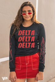 Delta Delta Delta Fuego Long Sleeve