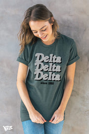 Delta Delta Delta McJagger Tee