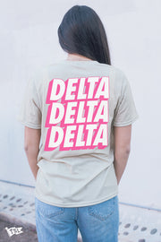 Delta Delta Delta Pop Tee