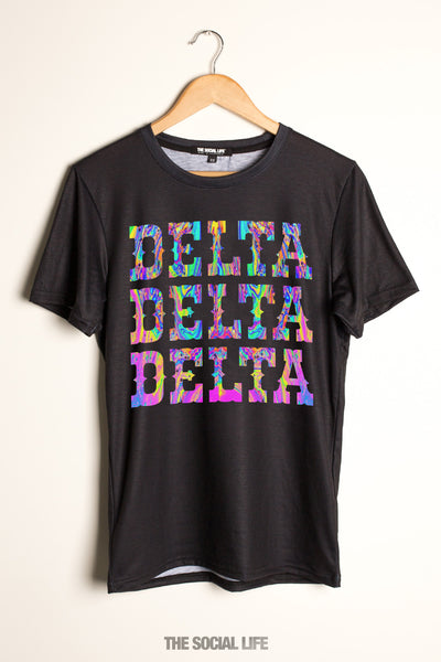 Delta Delta Delta Psychedelic Tee