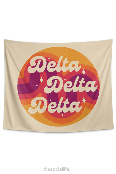 Delta Delta Delta Radiate Tapestry