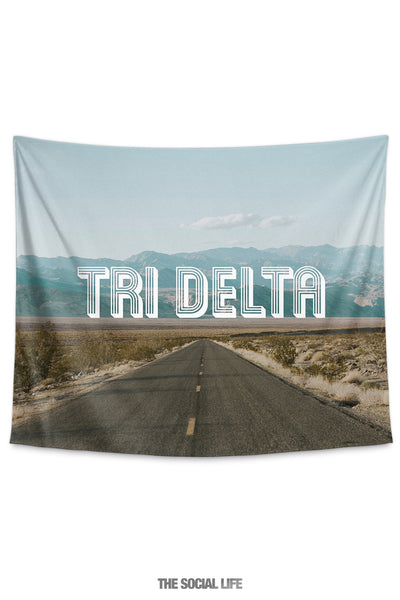 Delta Delta Delta Roadtrip Tapestry