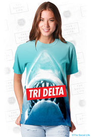 Tri Delta Sharky Top