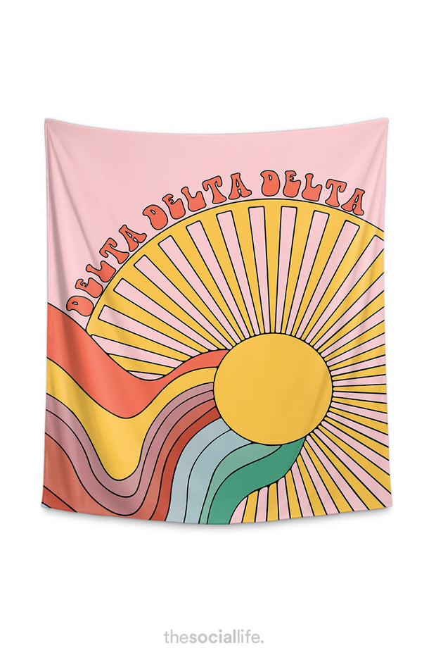 Delta Delta Delta Sunshine Tapestry