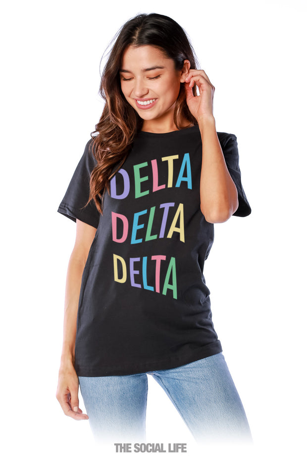 Delta Delta Delta Turnt Tee