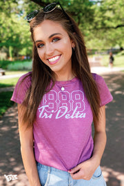 Delta Delta Delta Yearbook Boyfriend Tee