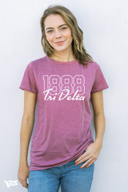 Delta Delta Delta Yearbook Boyfriend Tee