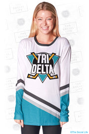 Tri Delta Mighty Hockey Long Sleeve