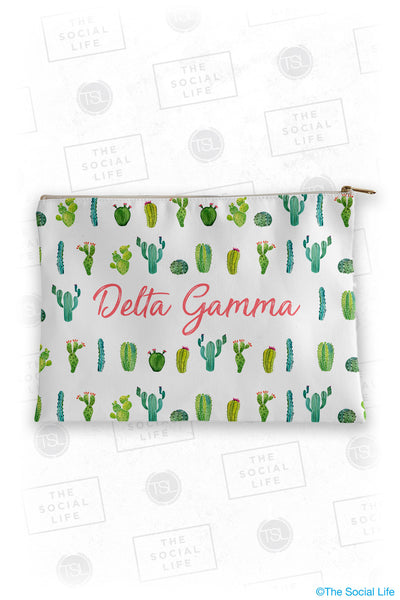 Delta Gamma Cacti Cosmetic Bag
