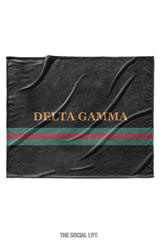 Delta Gamma Couture Blanket