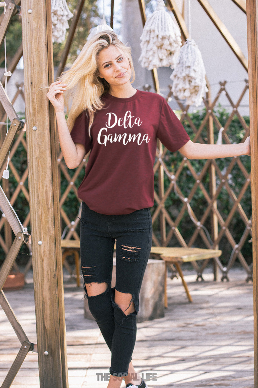 Delta Gamma Cursive Tee