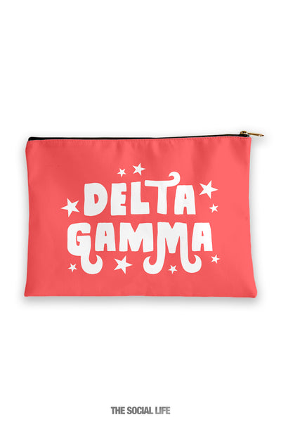 Delta Gamma Pixie Cosmetic Bag