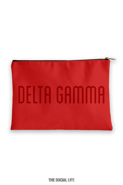 Delta Gamma Primary Cosmetic Pouch