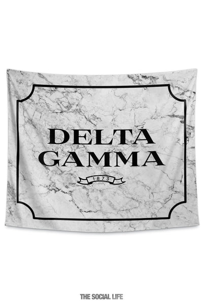 Delta Gamma Milano Marble Tapestry