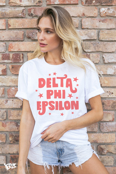 Delta Phi Epsilon Pixie Tee