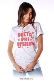 Delta Phi Epsilon Pixie Tee