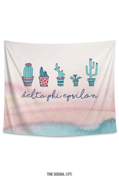 Delta Phi Epsilon Cacti Tapestry