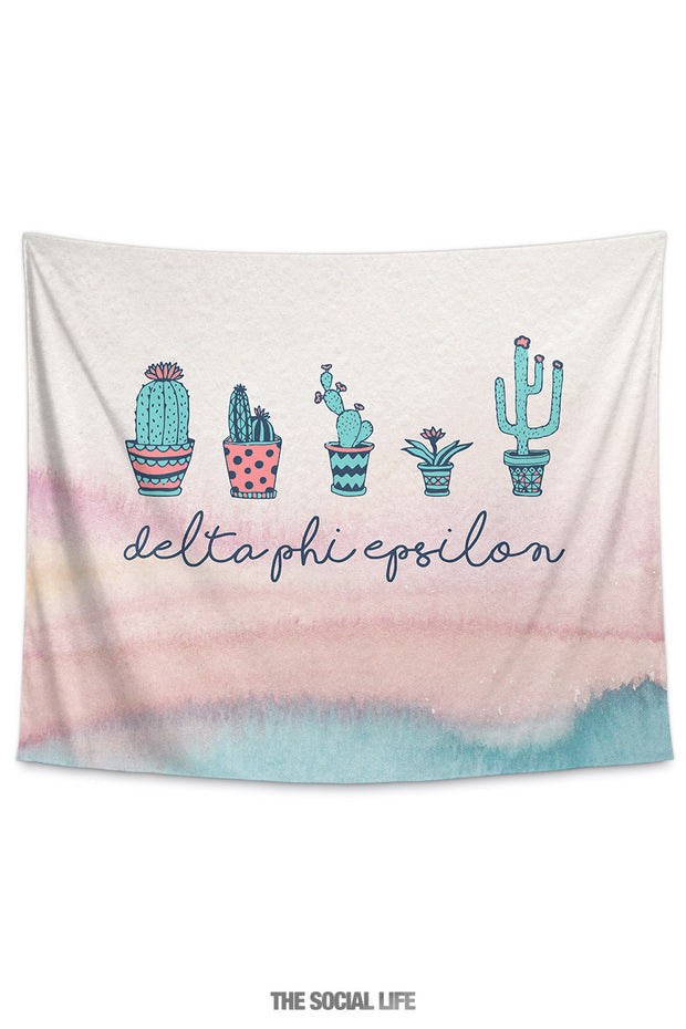 Delta Phi Epsilon Cacti Tapestry