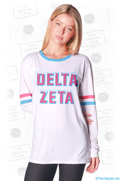 Delta Zeta Frosted Long Sleeve