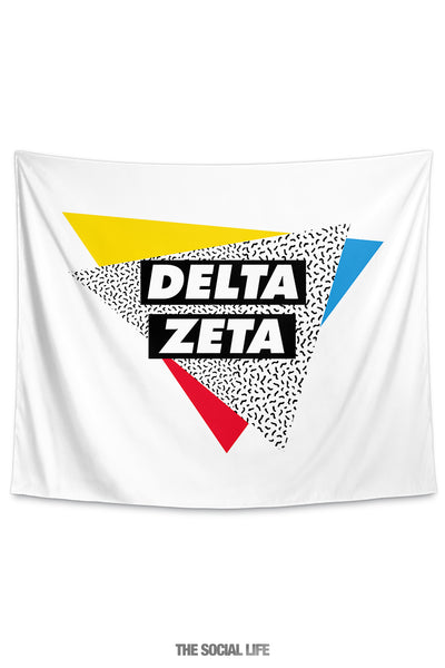 Delta Zeta Graphy Tapestry