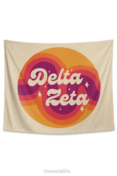 Delta Zeta Radiate Tapestry