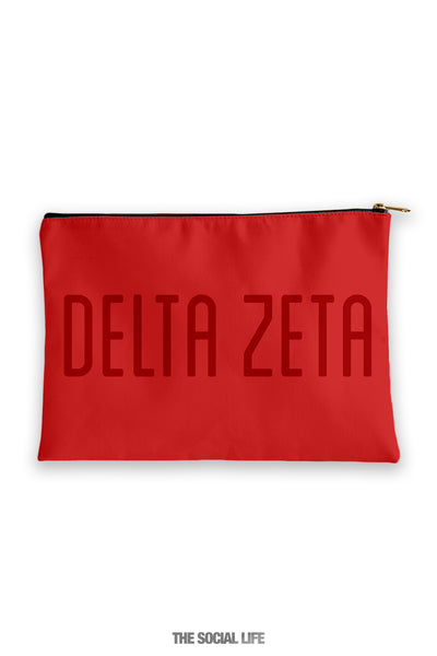 Delta Zeta Primary Cosmetic Pouch