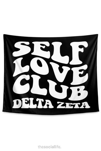 Delta Zeta Self Love Club Tapestry
