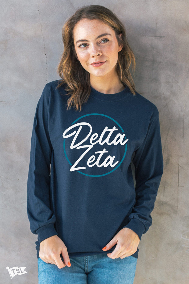 Delta Zeta Stamp Long Sleeve