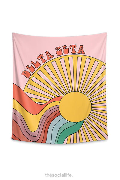 Delta Zeta Sunshine Tapestry