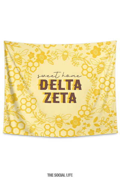 Delta Zeta Sweet Home Tapestry