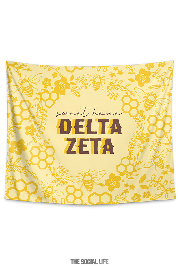 Delta Zeta Sweet Home Tapestry