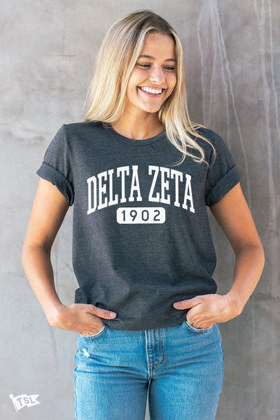 Delta Zeta Track Tee