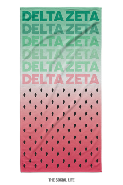 Delta Zeta Watermelon Towel