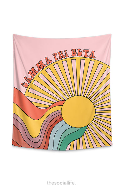 Gamma Phi Beta Sunshine Tapestry