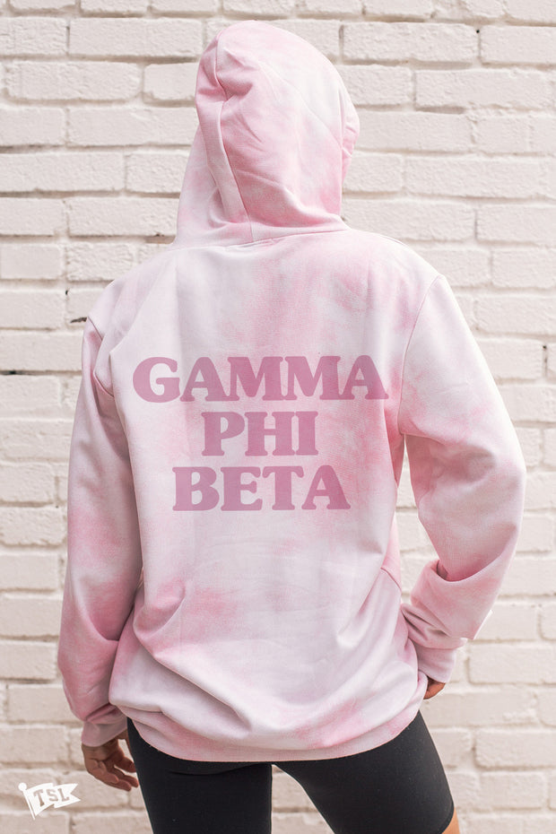 Gamma Phi Beta Digi-Tie Dye Hoodie