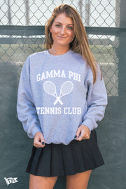 Gamma Phi Beta Tennis Club Crewneck