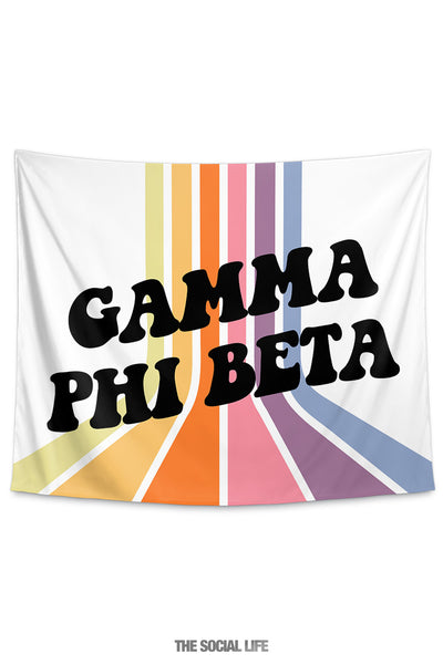 Gamma Phi Beta Vibes Tapestry