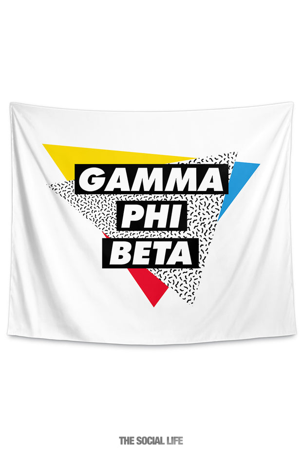 Gamma Phi Beta Graphy Tapestry