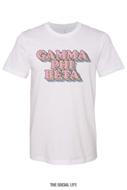Gamma Phi Beta Retro Tee