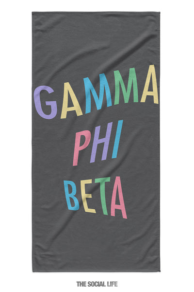 Gamma Phi Beta Turnt Towel