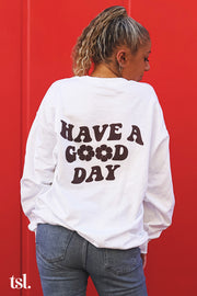 Kappa Kappa Gamma Have a Good Day Crewneck Sweatshirt